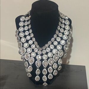 Elegant Rhinestone Studded Gorgeous Necklace  Choker
